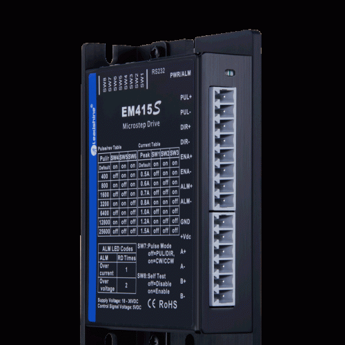 Leadshine EM415S-ES – Driver Động Cơ Bước Xung Tối Đa 70 kHz